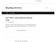 Tablet Screenshot of blogmaya.com